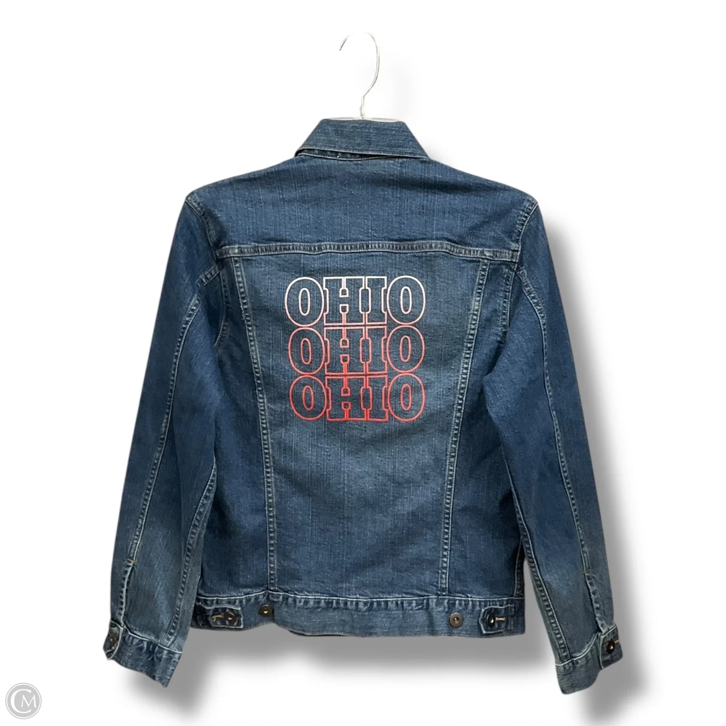 Jacket Denim By Style And Company In Blue Denim, Size: L