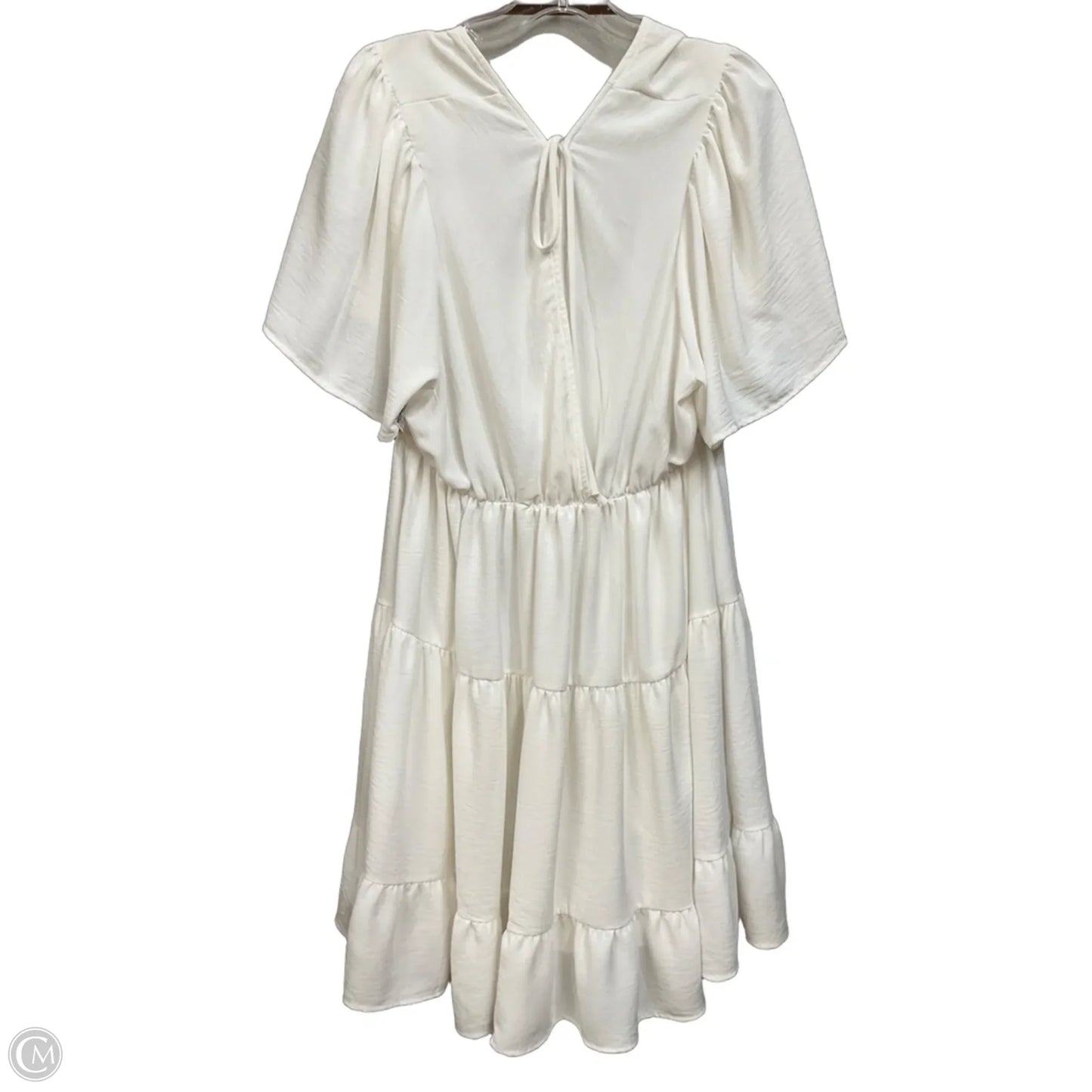 Dress Casual Short By Arula In White, Size: 1x