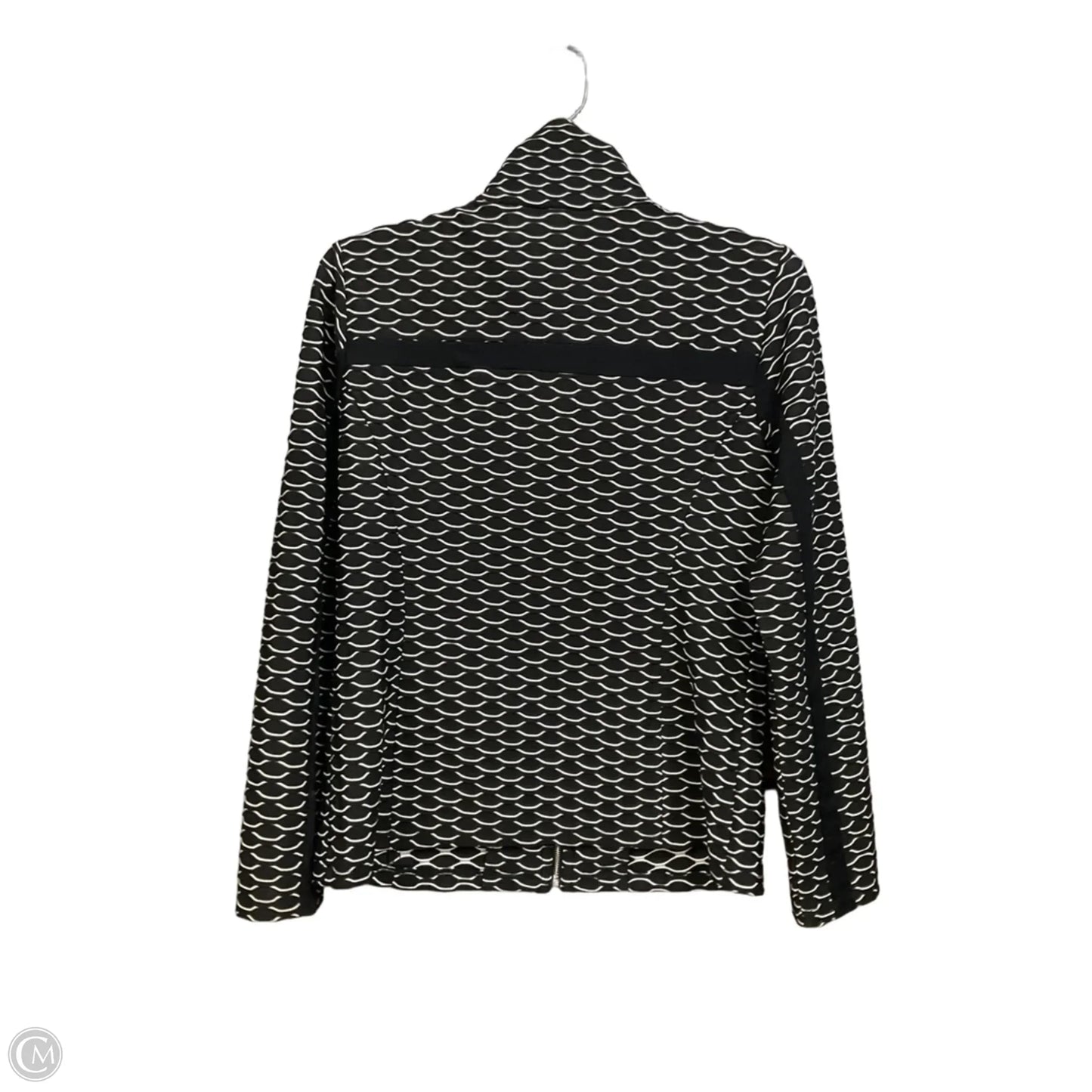 Jacket Other By Chicos In Black & White, Size: Xs