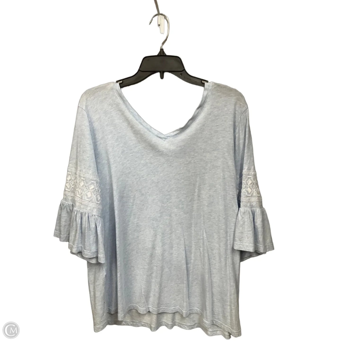 Top 3/4 Sleeve By J. Jill In Blue, Size: Lp