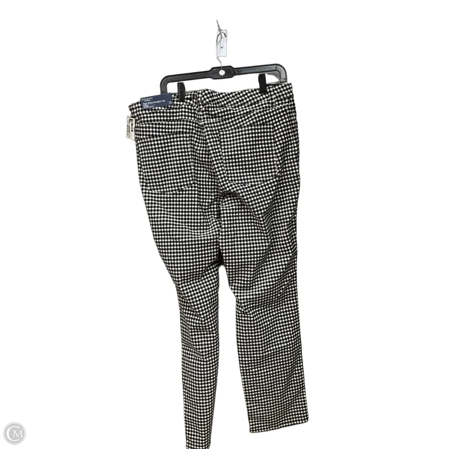 Pants Dress By Talbots In Plaid Pattern, Size: 16