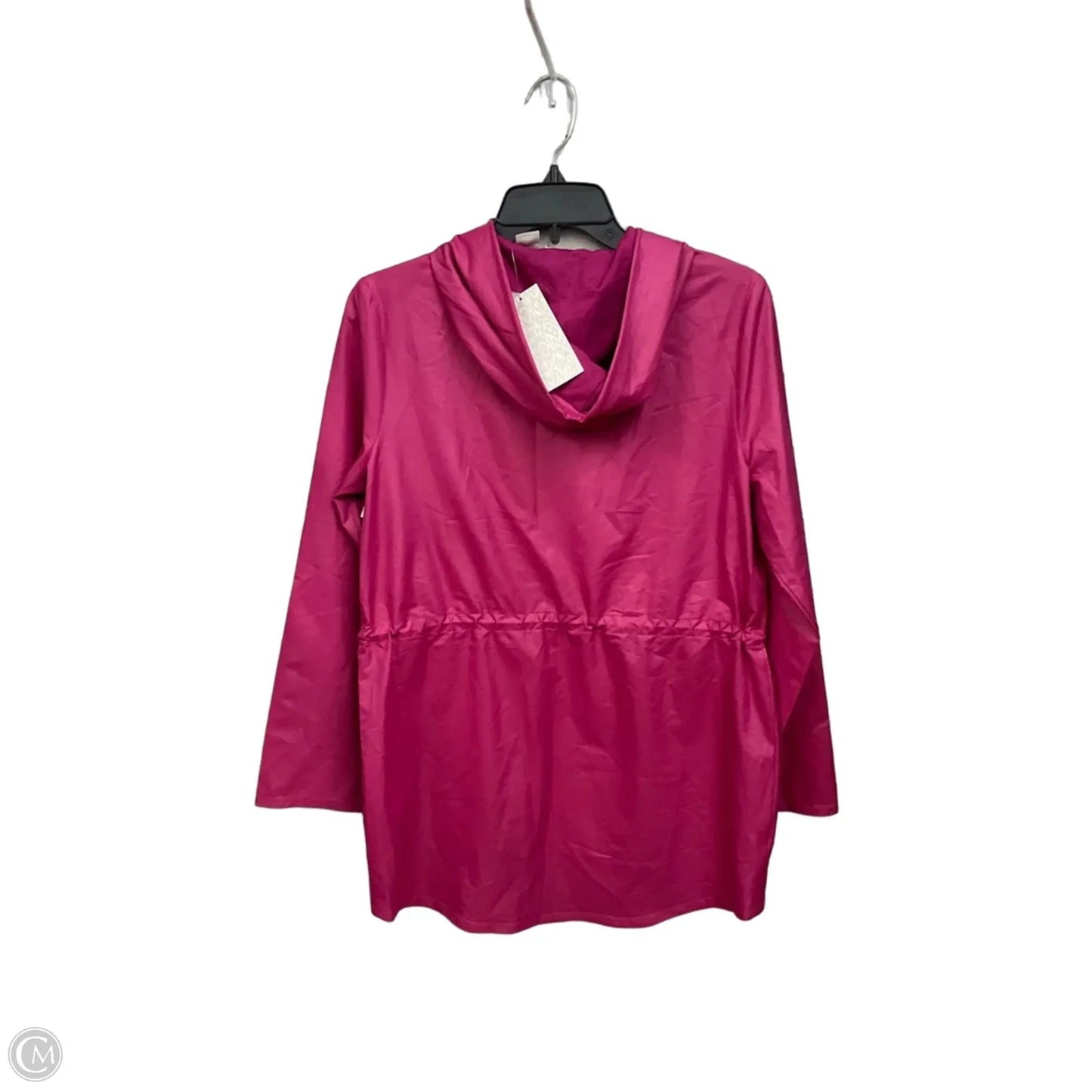 Jacket Windbreaker By Chicos In Pink, Size: S