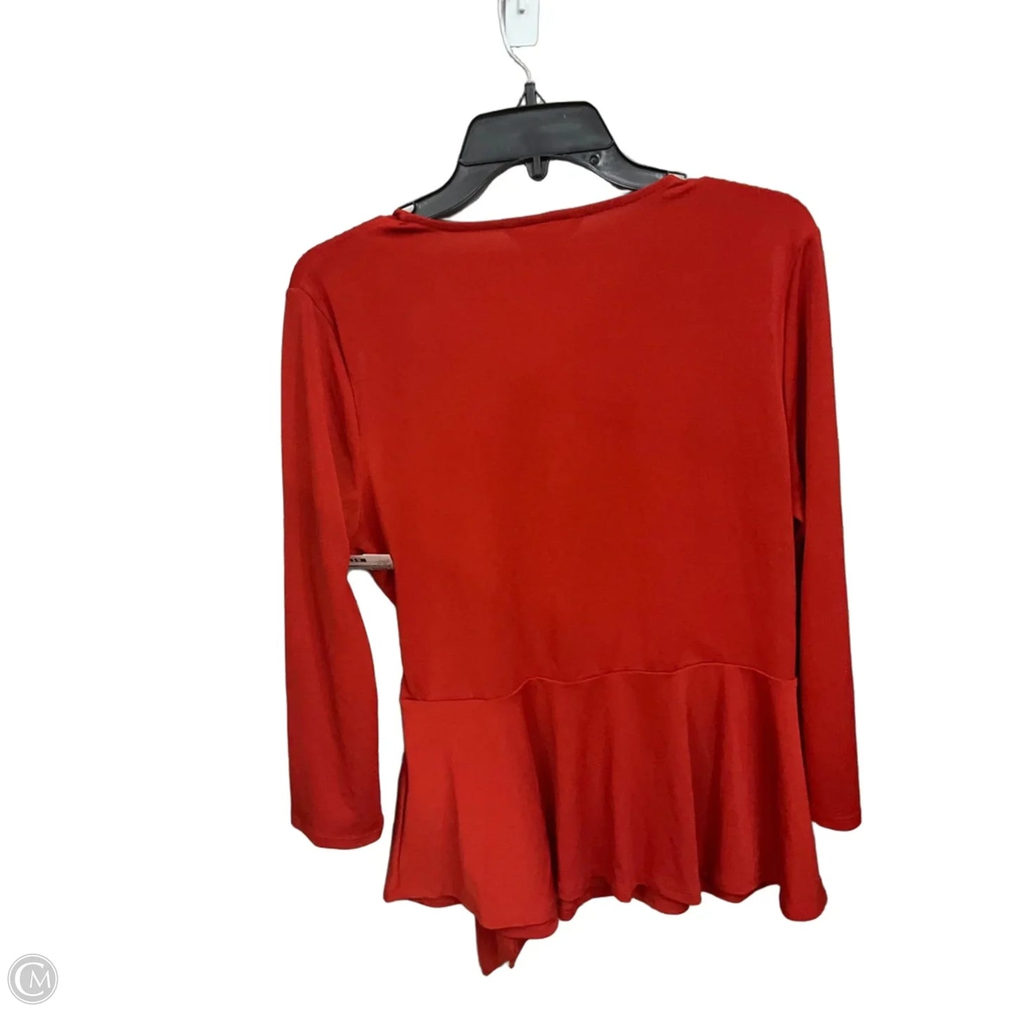Top Long Sleeve By Banana Republic In Orange, Size: L