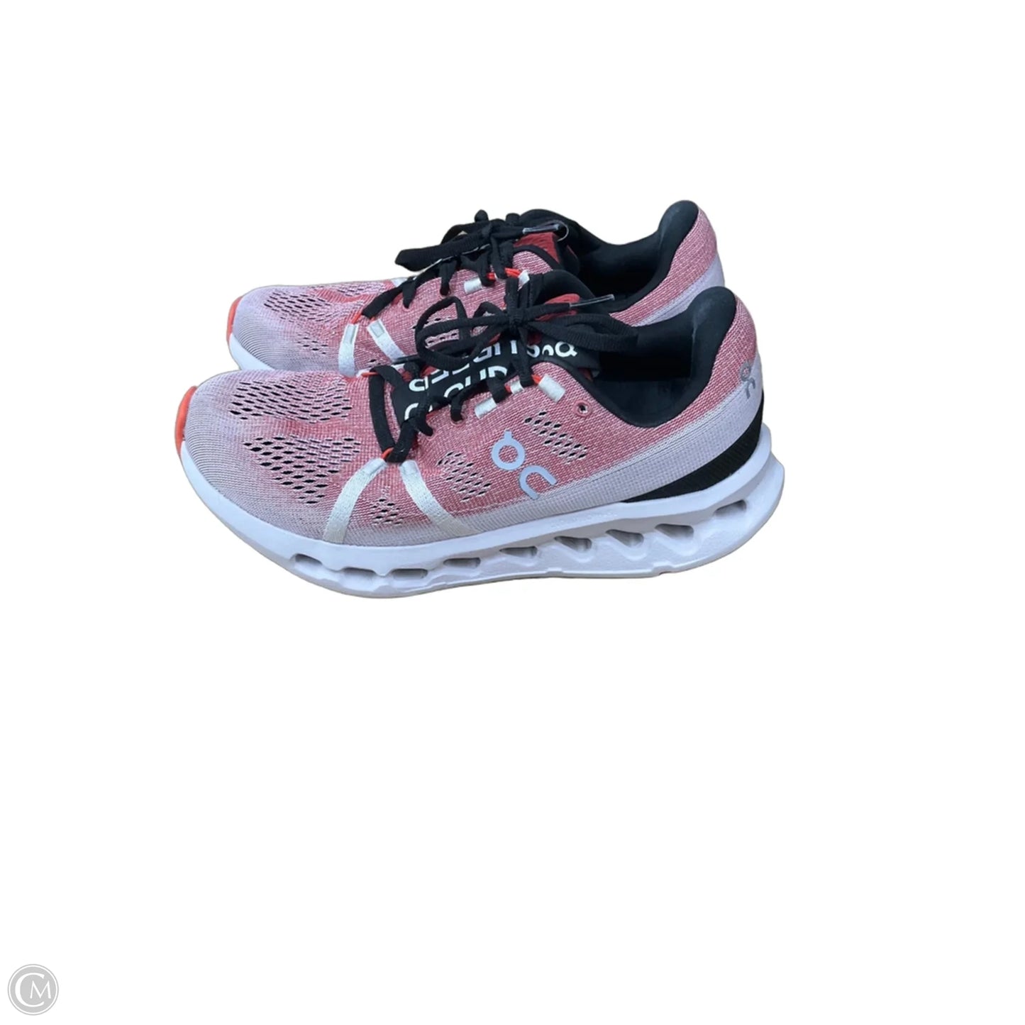 Shoes Athletic By On Cloud In Red & White, Size: 7.5
