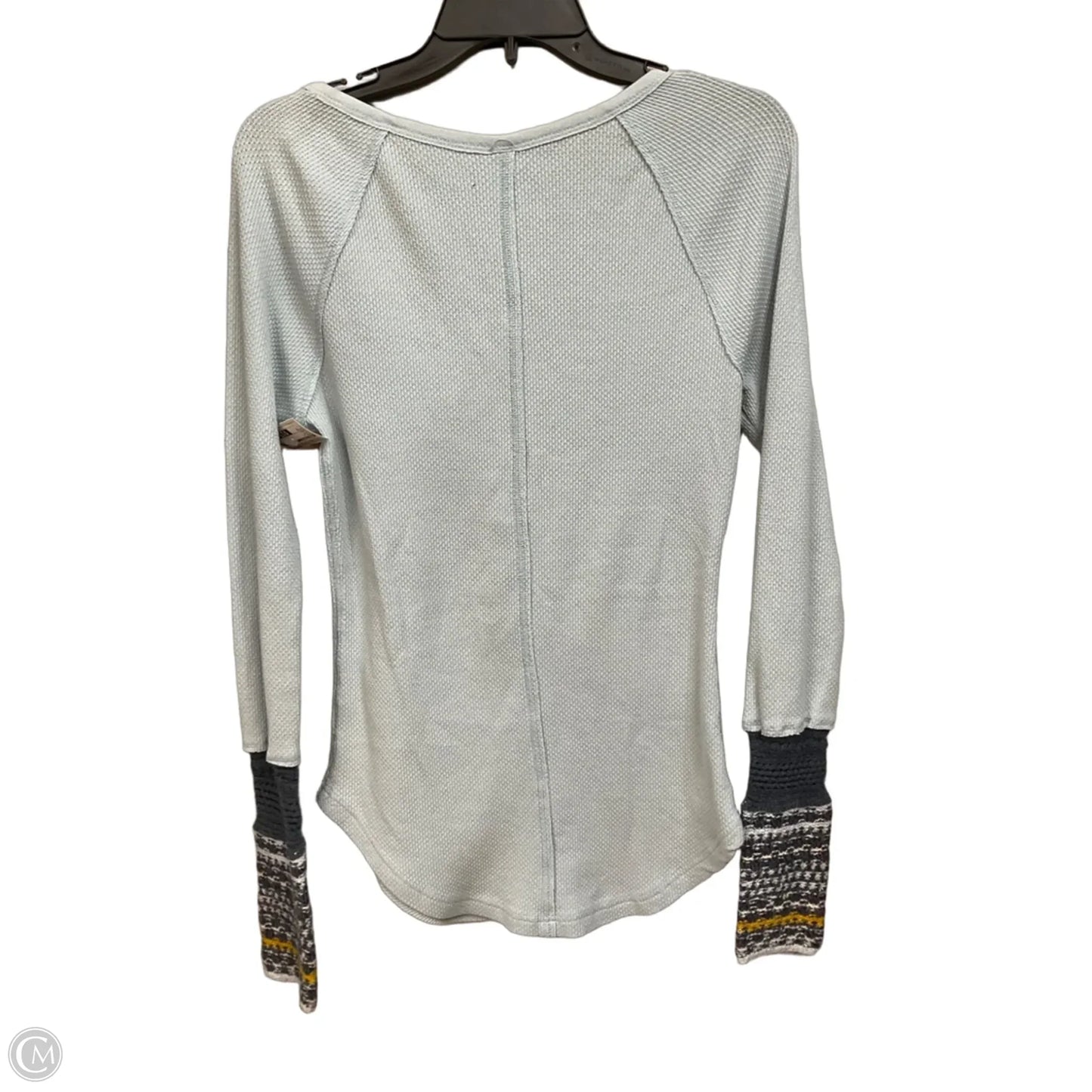 Top Long Sleeve By Free People In Blue, Size: M