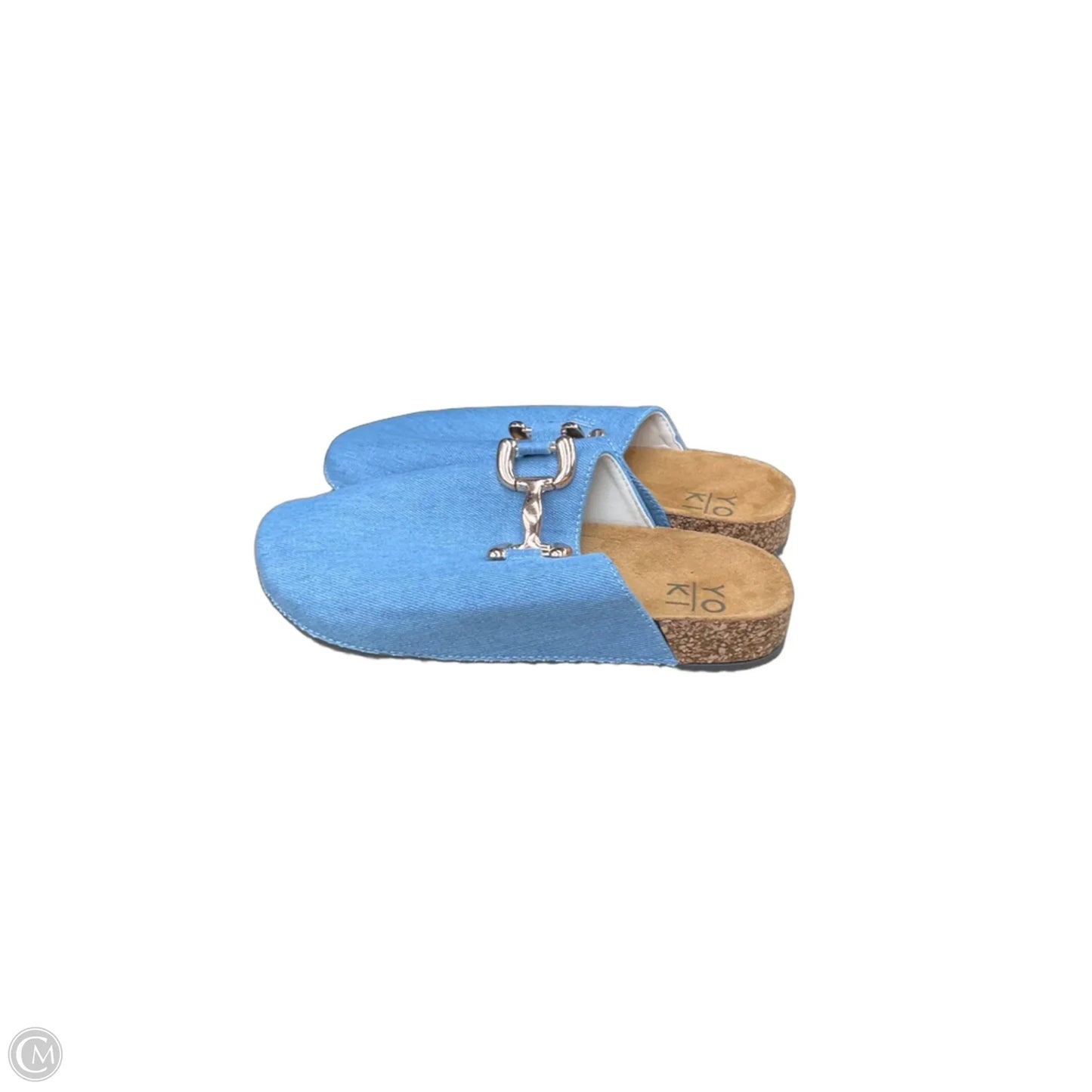 Shoes Flats By Yoki In Blue, Size: 6