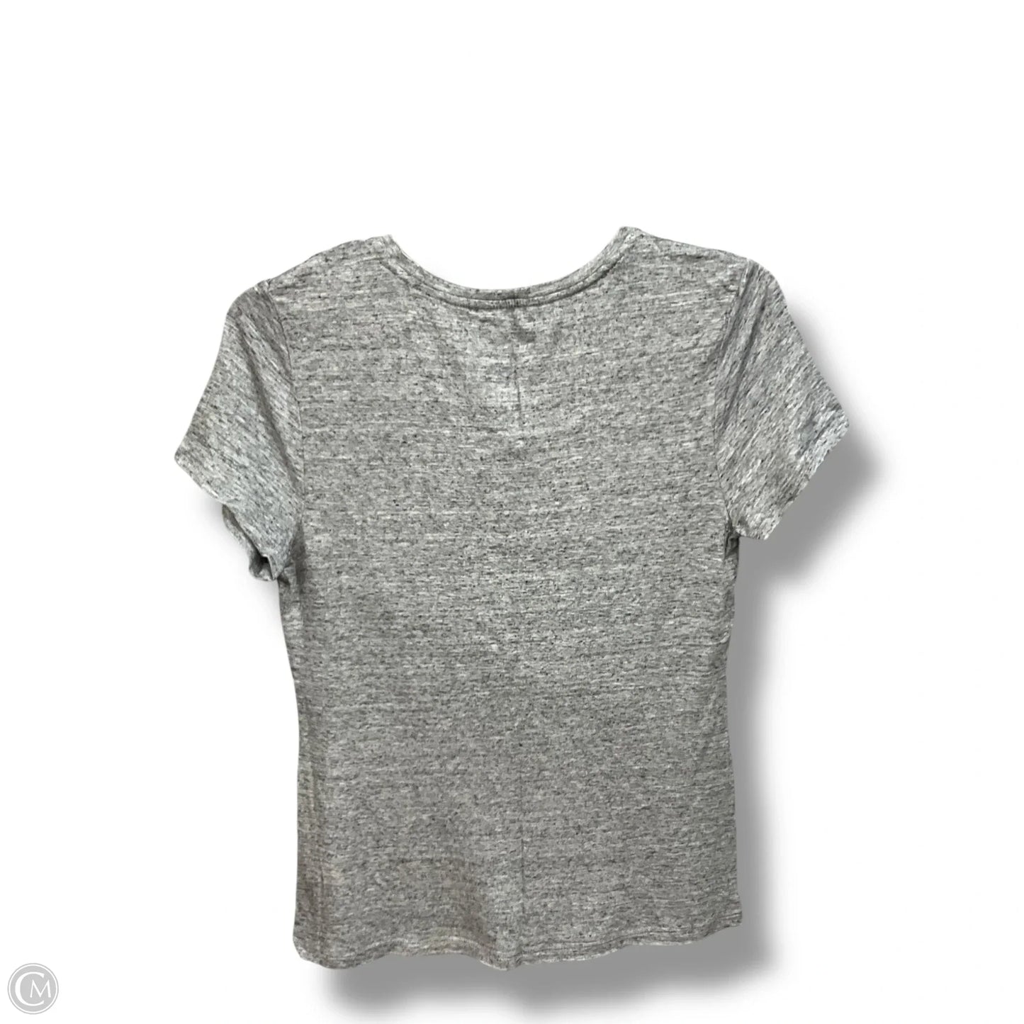 Top Short Sleeve Basic By Apt 9 In Grey, Size: S