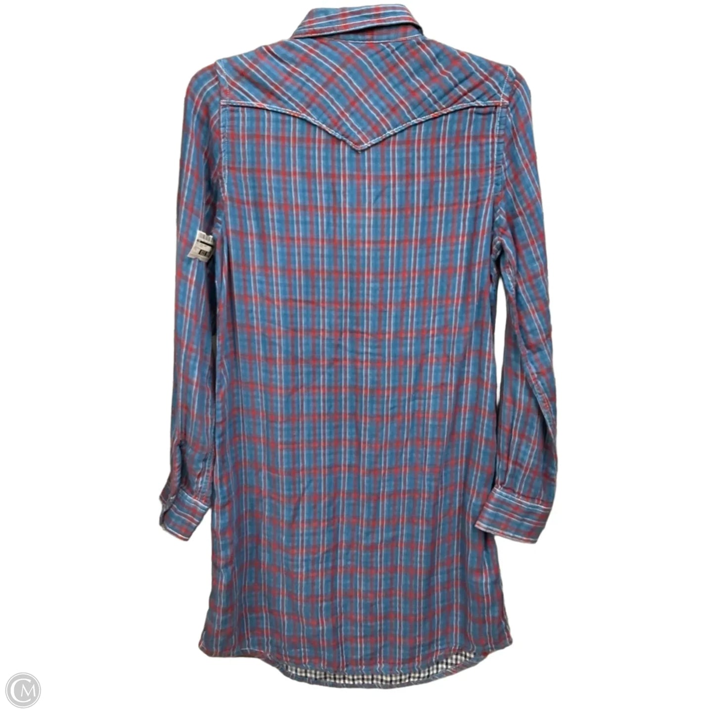 Dress Casual Short By Cmb In Plaid Pattern, Size: S