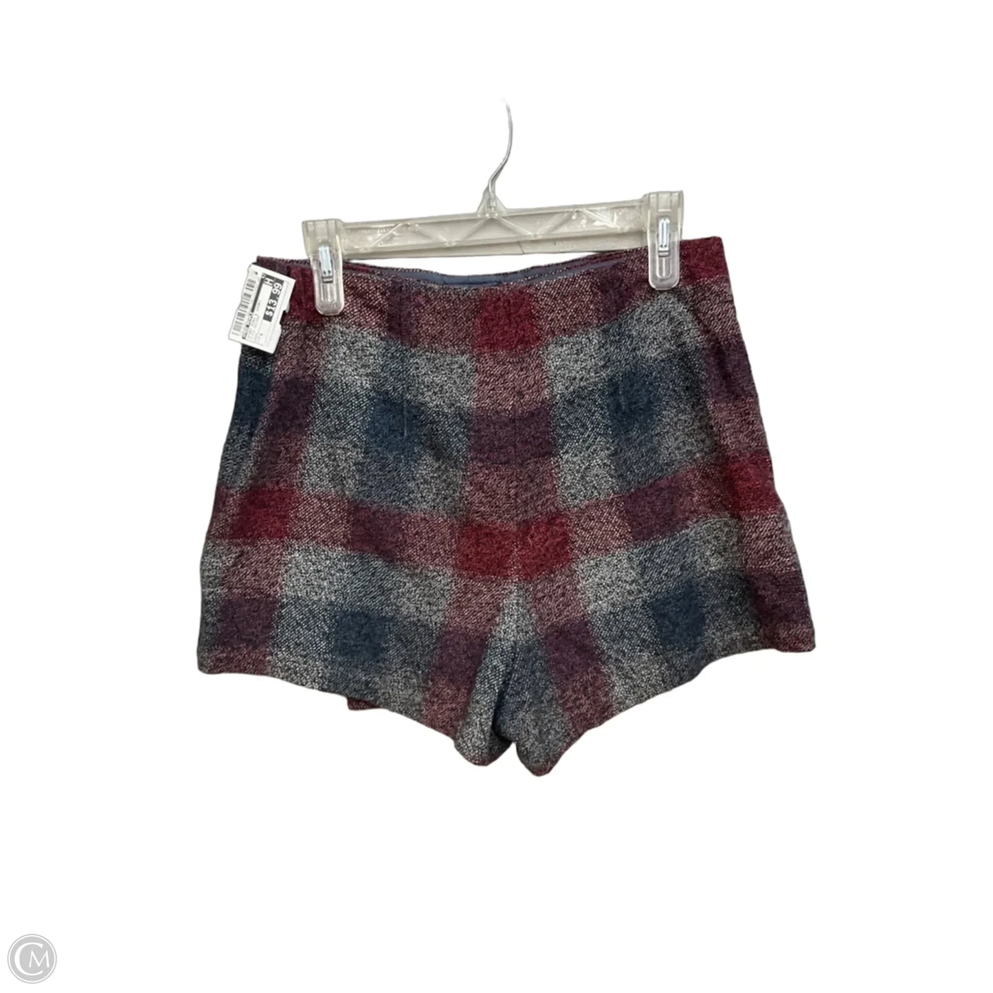Skirt Mini & Short By Free People In Plaid Pattern, Size: 8
