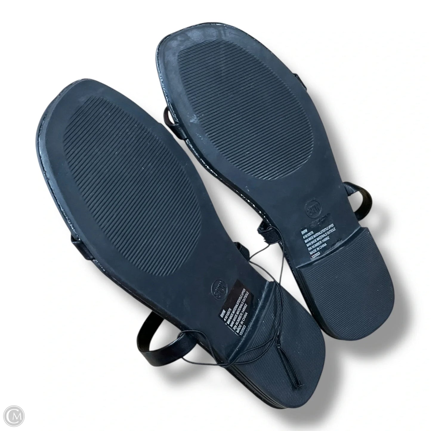 Sandals Flats By Torrid In Black, Size: 8