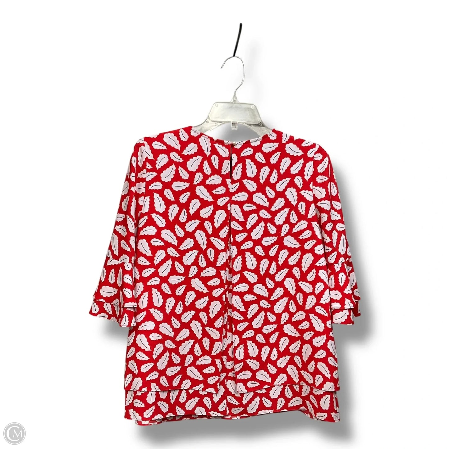 Top Short Sleeve By Anne Klein In Floral Print, Size: Xs