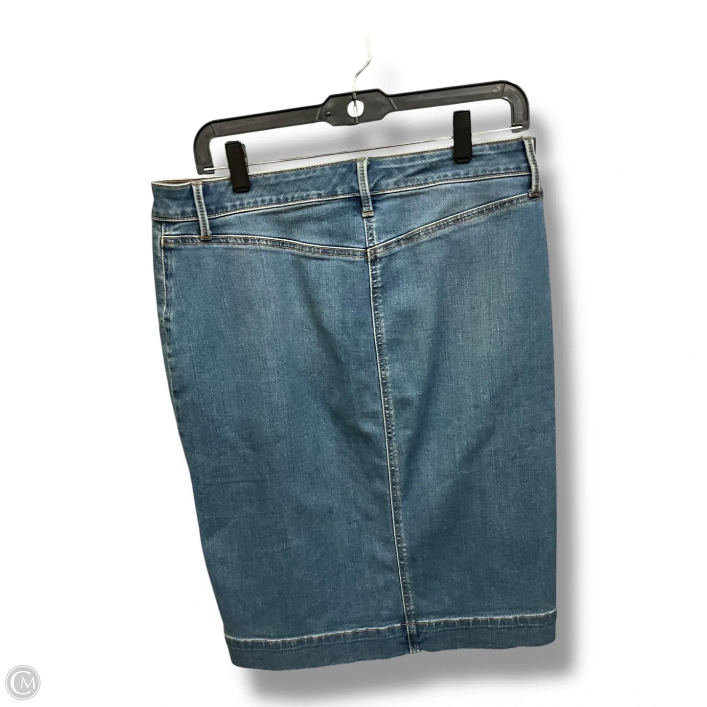 Skirt Mini & Short By Talbots In Blue Denim, Size: M