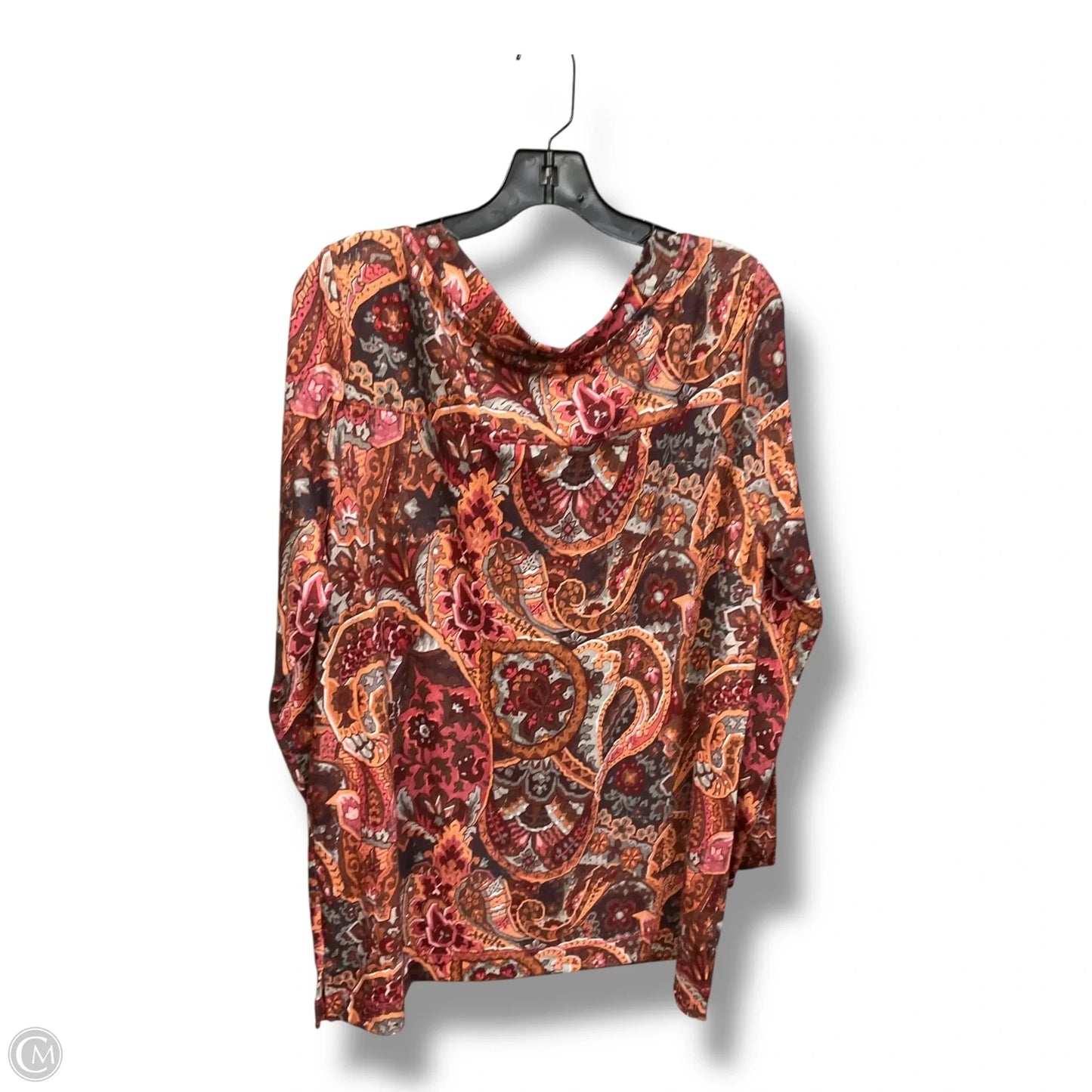 Tunic Long Sleeve By Soft Surroundings In Multi-colored, Size: Xl