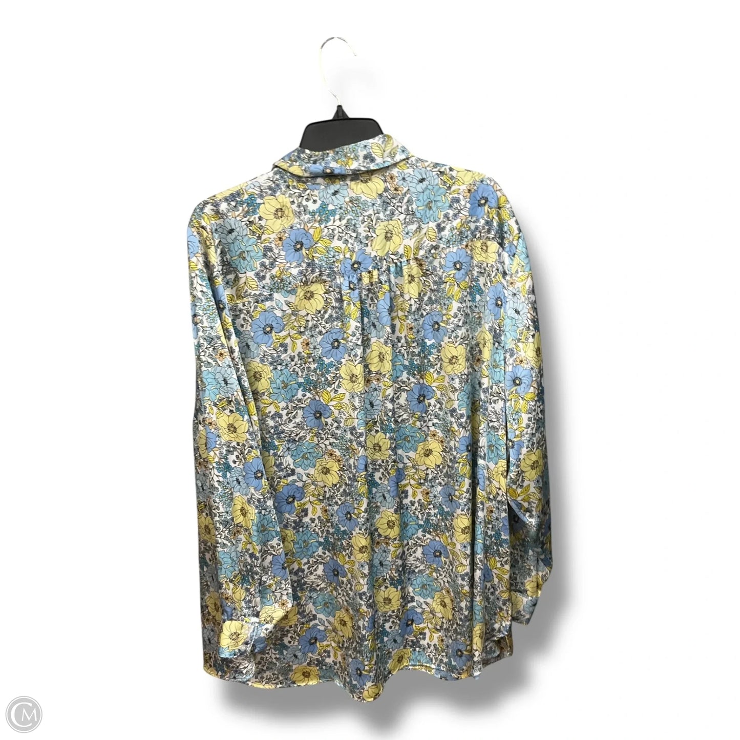 Blouse Long Sleeve By Inc In Floral Print, Size: 3x