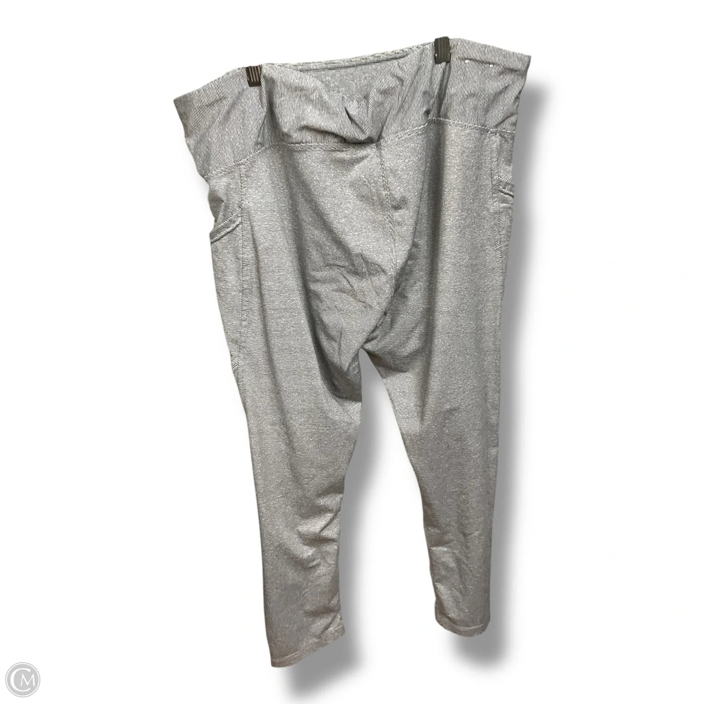 Athletic Leggings By Danskin In Grey, Size: Xxl