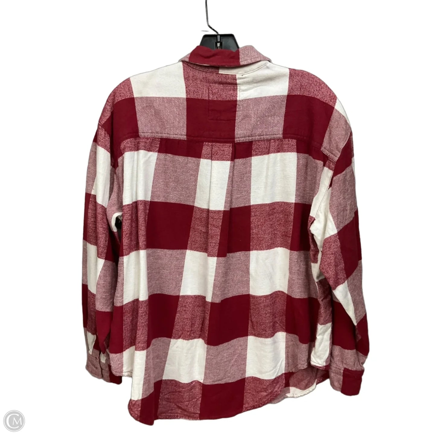 Jacket Shirt By Aerie In Plaid Pattern, Size: Xs