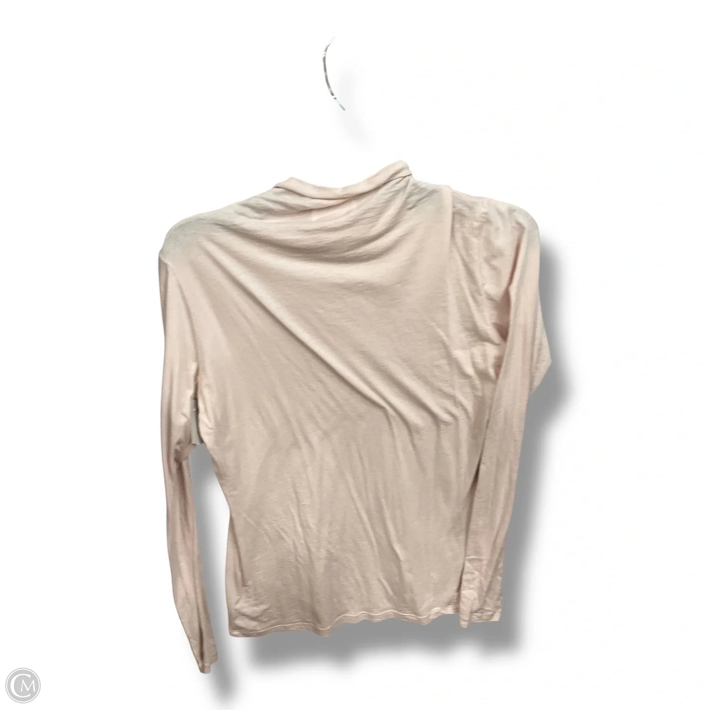 Top Long Sleeve Basic By Velvet In Pink, Size: L
