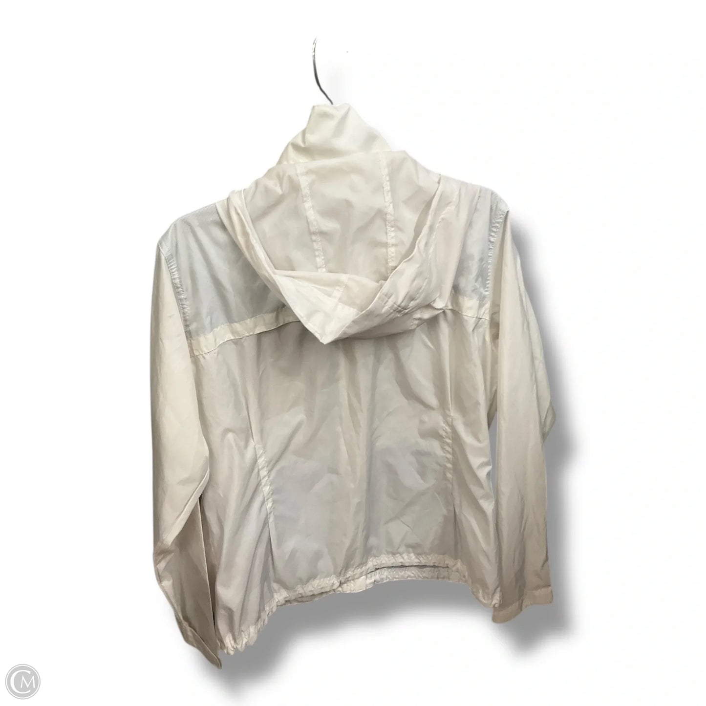 Jacket Windbreaker By Columbia In White, Size: Xl