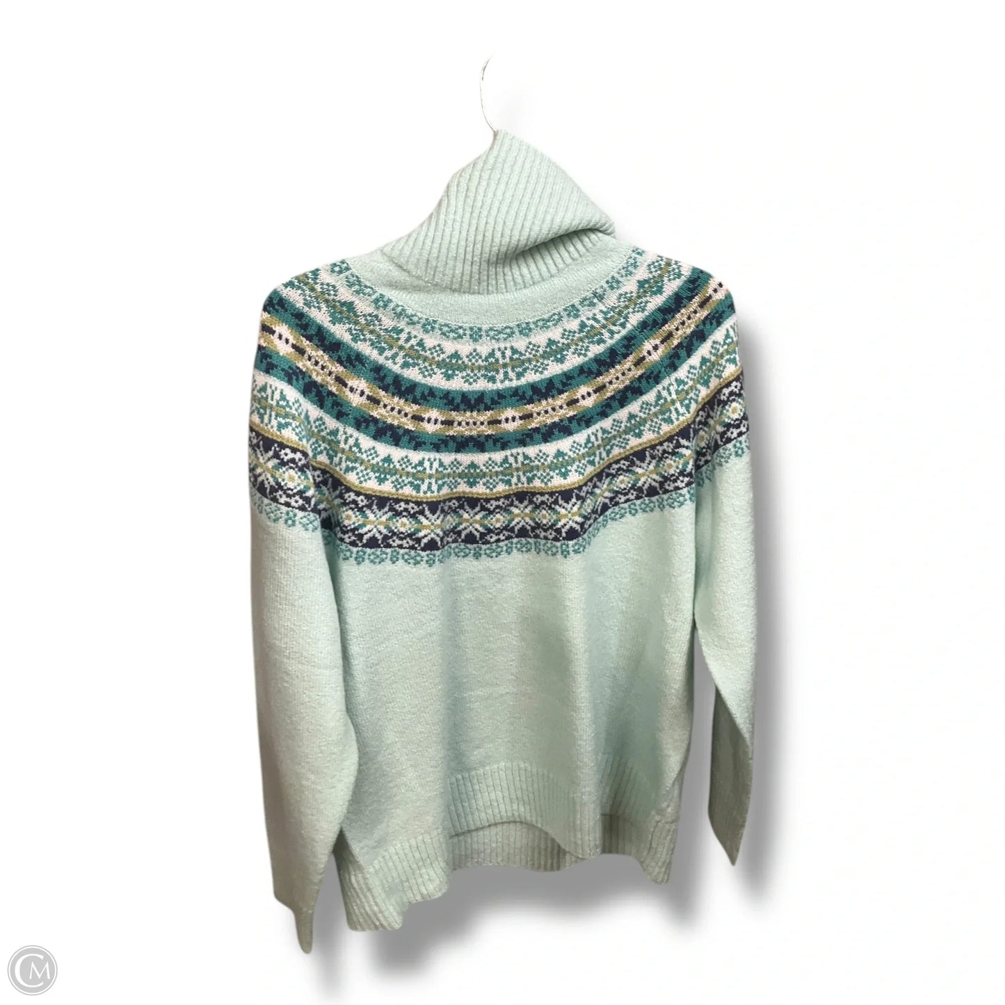 Sweater By Christopher And Banks In Aqua, Size: Xlp