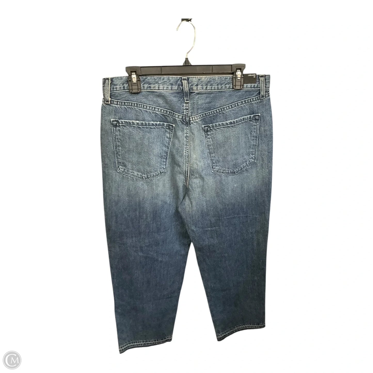 Jeans Straight By J Brand In Blue Denim, Size: 14