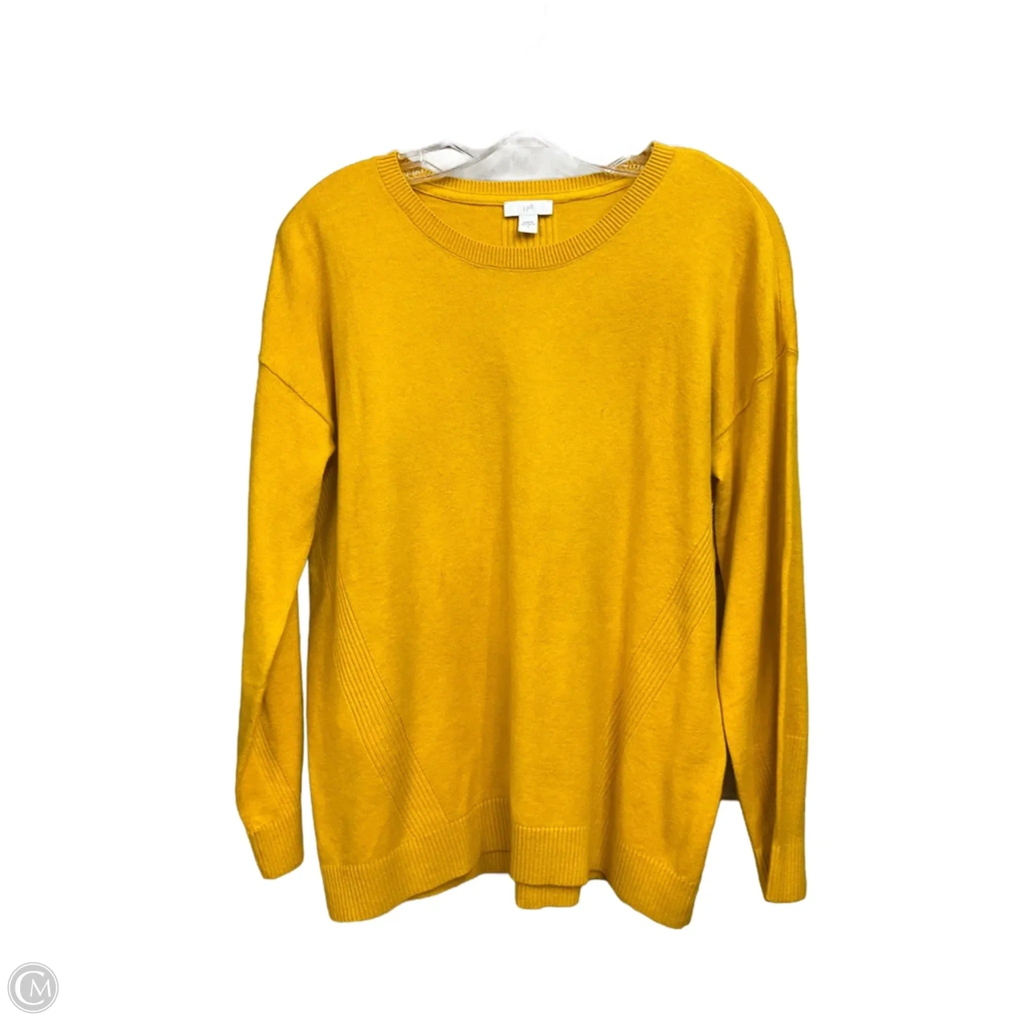 Top Long Sleeve By J. Jill In Yellow, Size: S