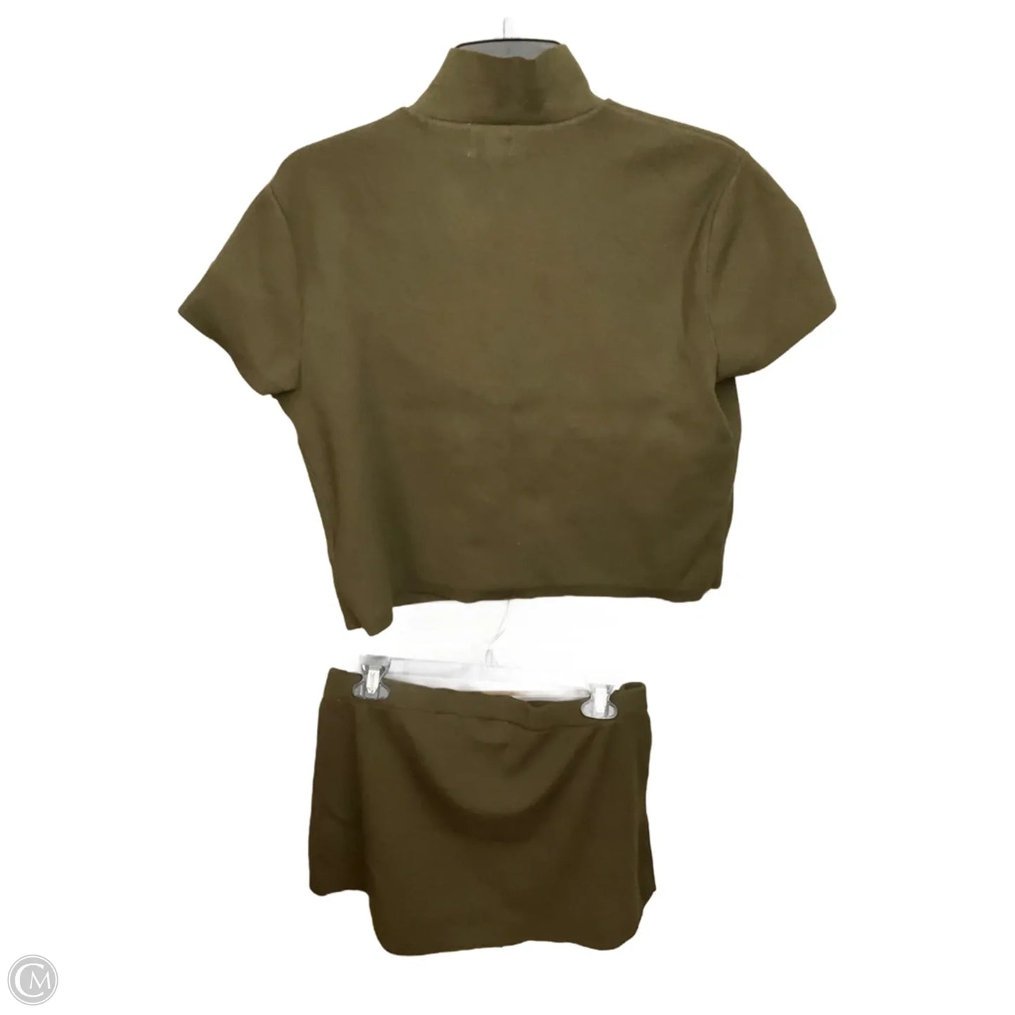 Skirt Set 2pc By H&m In Green, Size: L