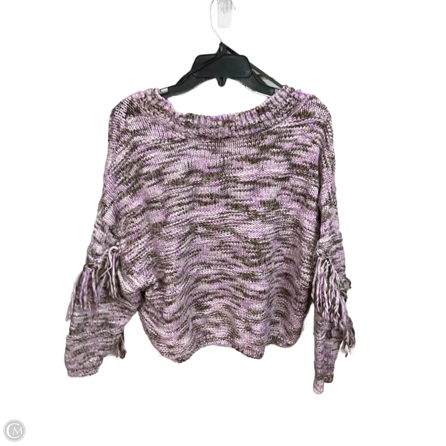 Sweater Cardigan By Jessica Simpson In Purple, Size: L