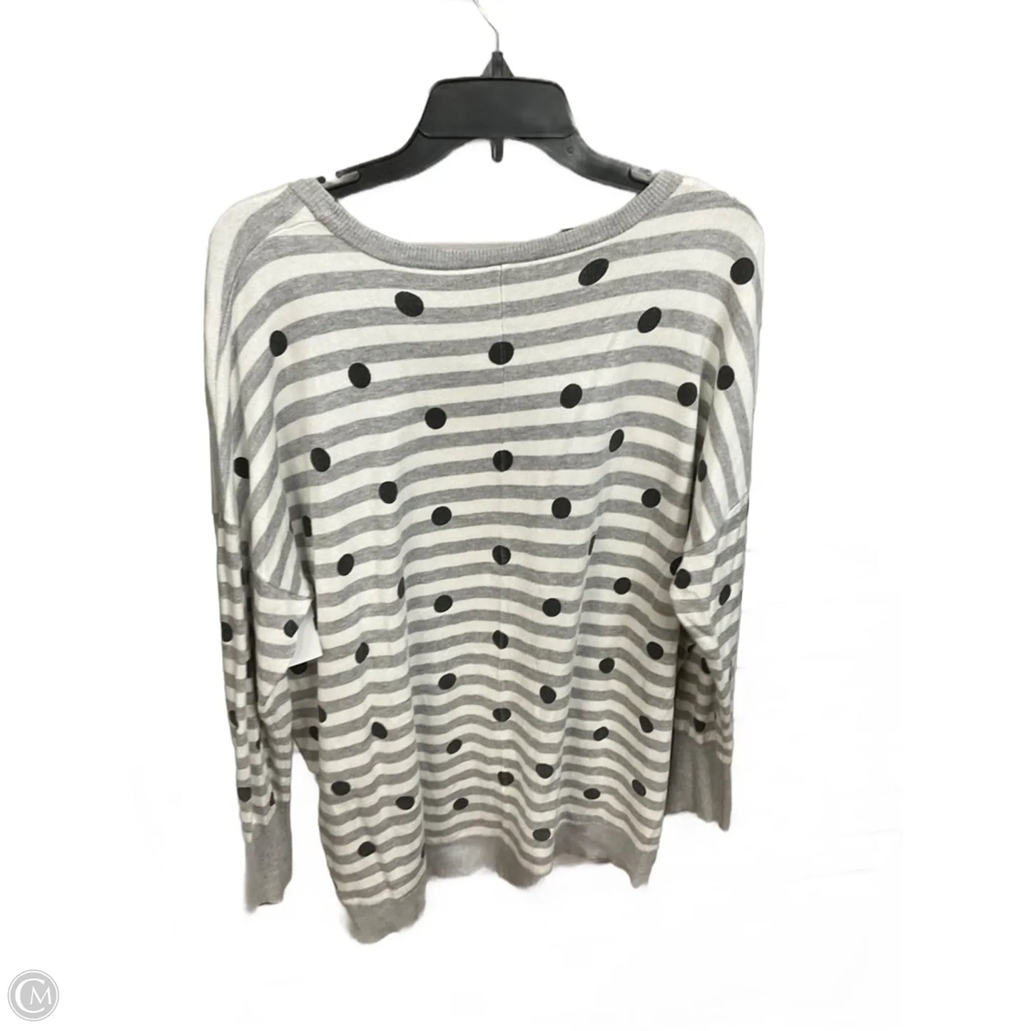 Top Long Sleeve By Lane Bryant In Polkadot Pattern, Size: 2x