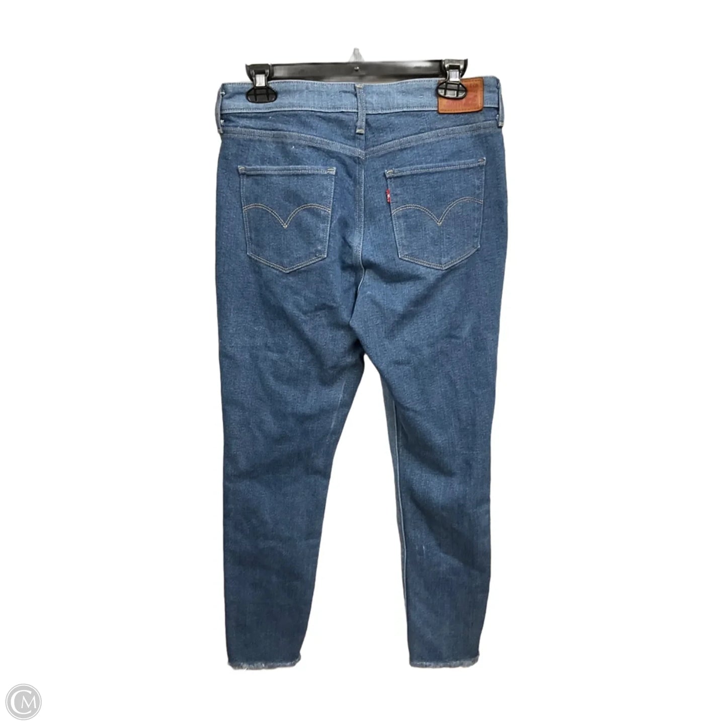 Jeans Skinny By Levis Signature In Blue Denim, Size: 10