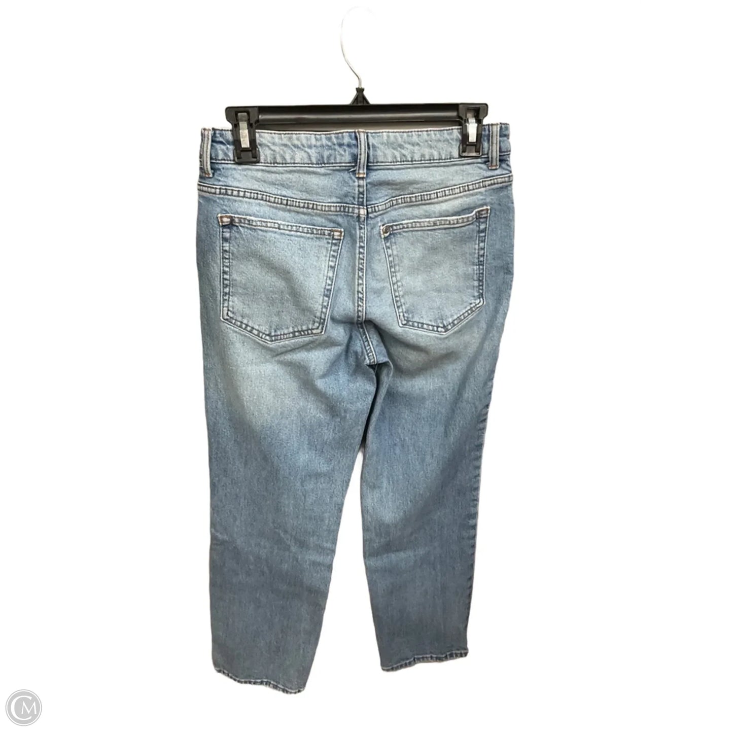 Jeans Straight By H&m In Blue Denim, Size: 6
