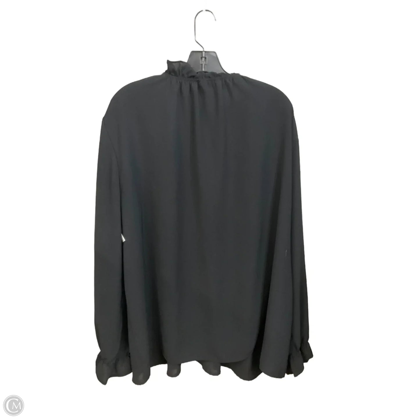 Blouse Long Sleeve By Bloomchic In Black, Size: 2x