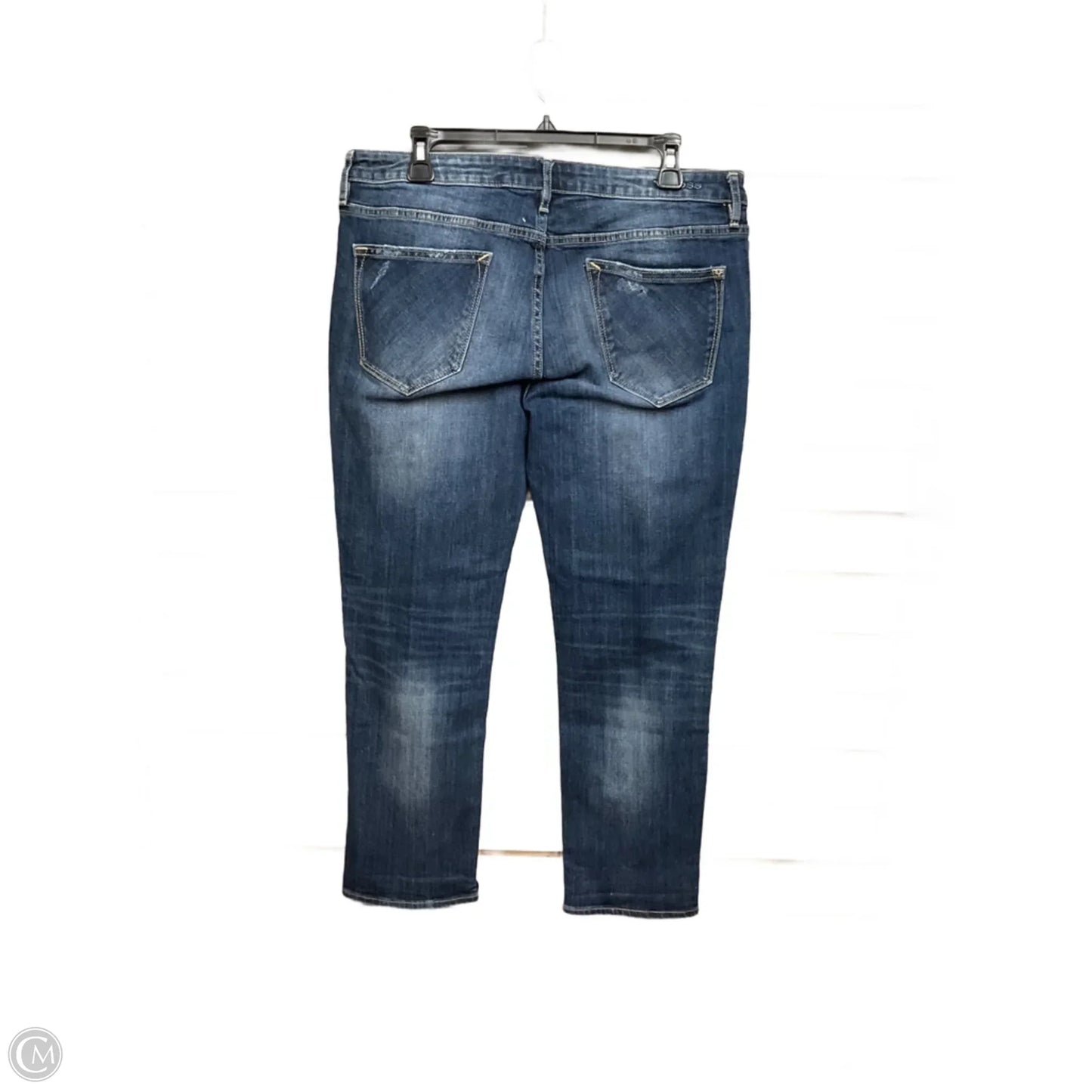 Jeans Straight By Vigoss In Blue Denim, Size: 12