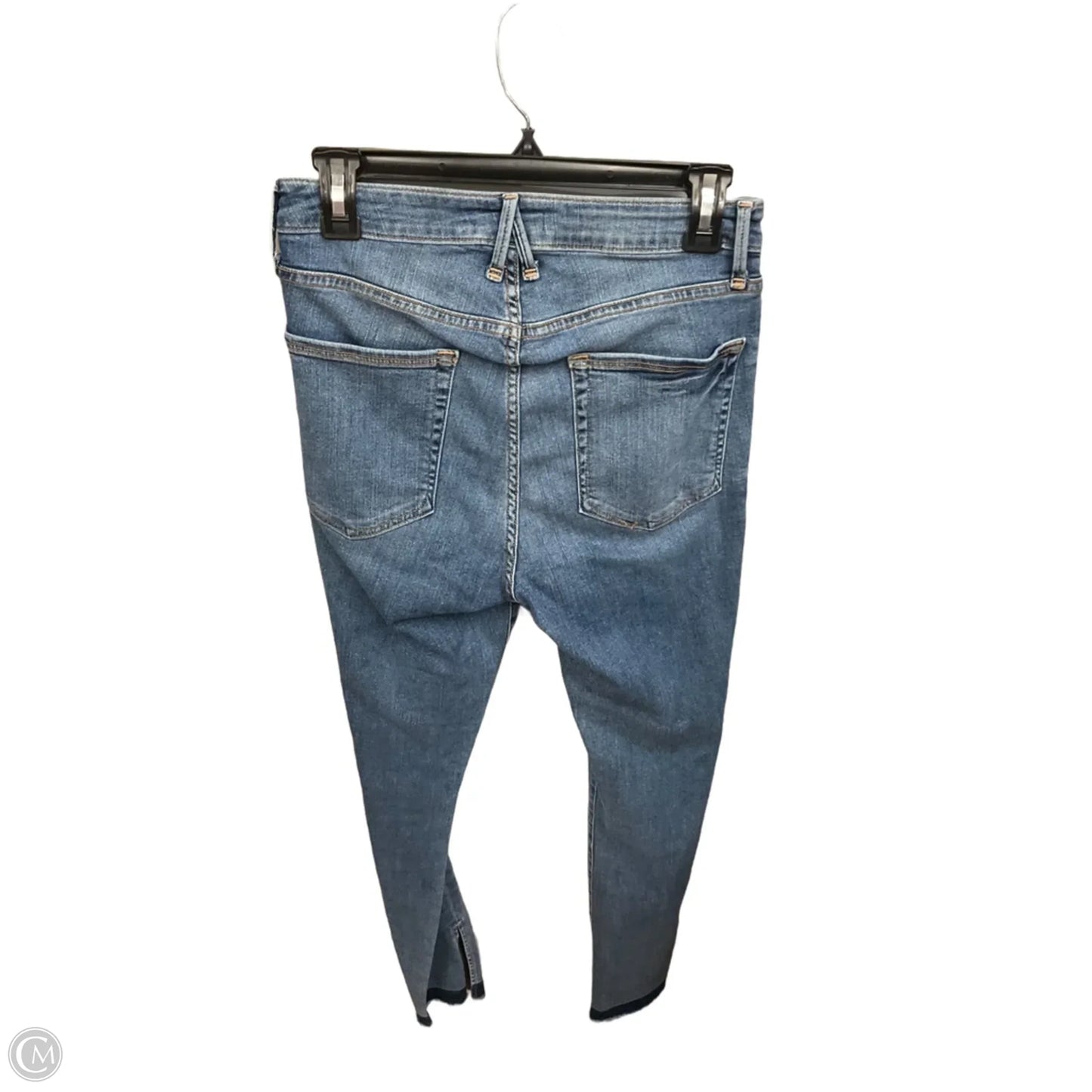 Jeans Skinny By Good American In Blue Denim, Size: 10