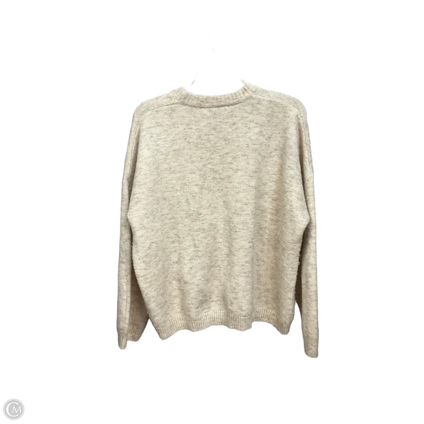 Sweater By French Connection In Cream, Size: L