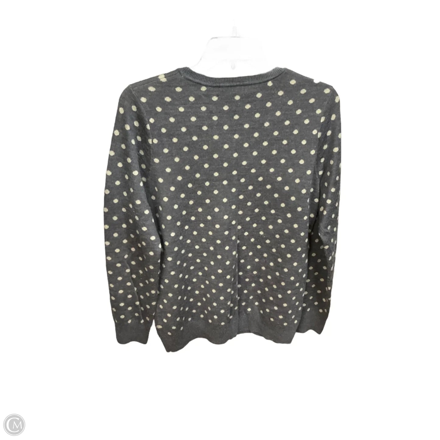 Top Long Sleeve By Limited In Polkadot Pattern, Size: L