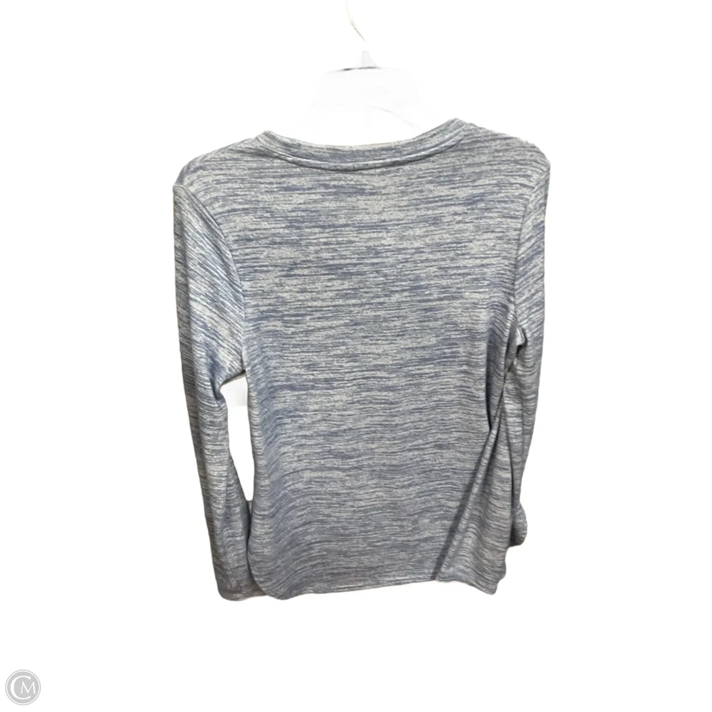 Top Long Sleeve By Banana Republic In Blue, Size: M