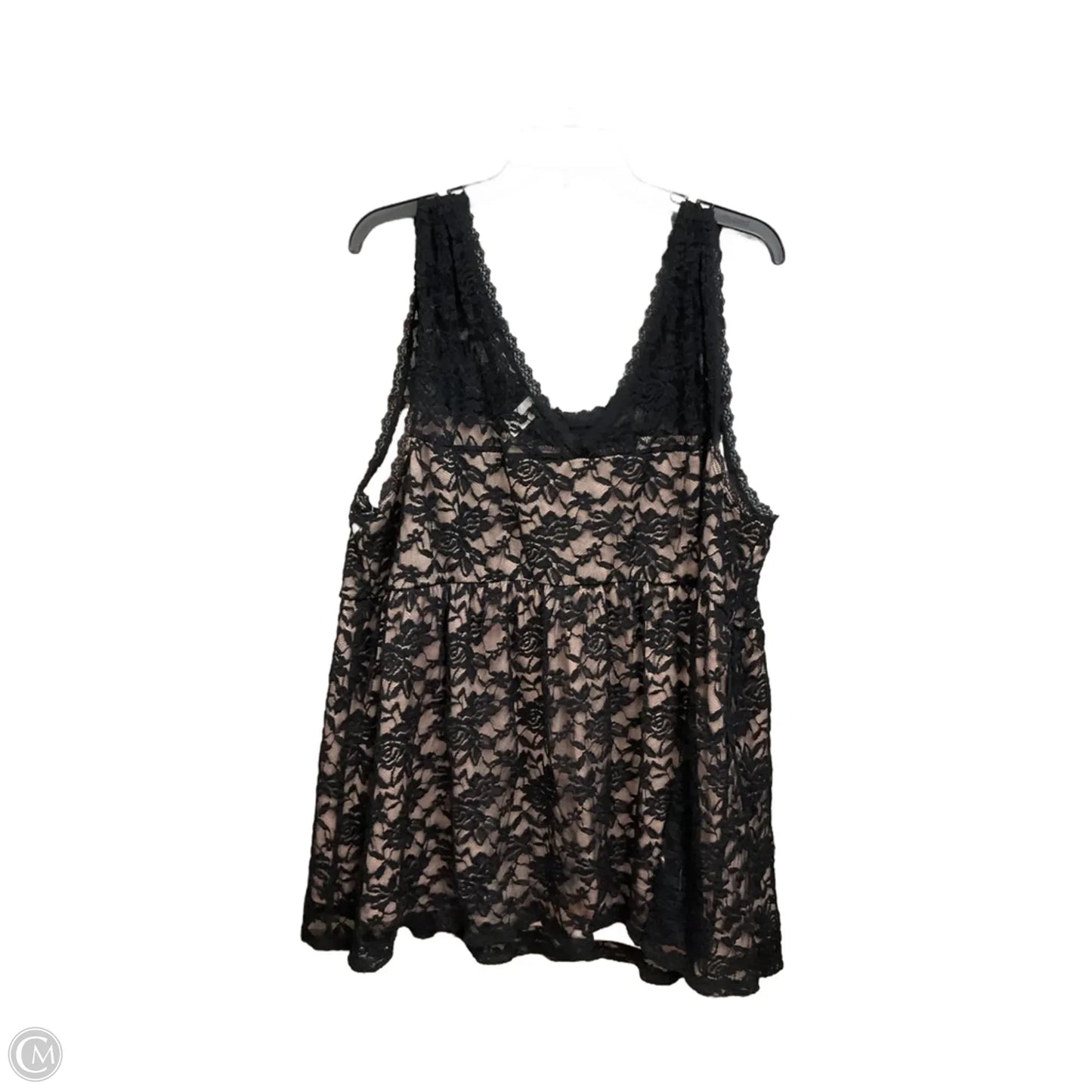 Top Sleeveless By Torrid In Black, Size: 4x