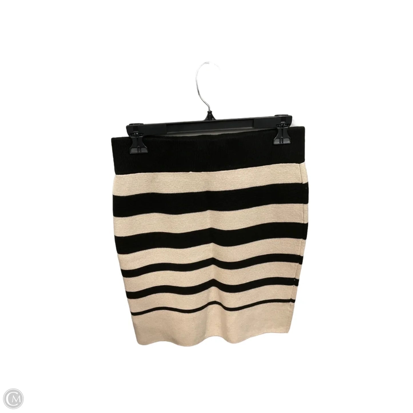 Skirt Mini & Short By Loft In Striped Pattern, Size: Xs