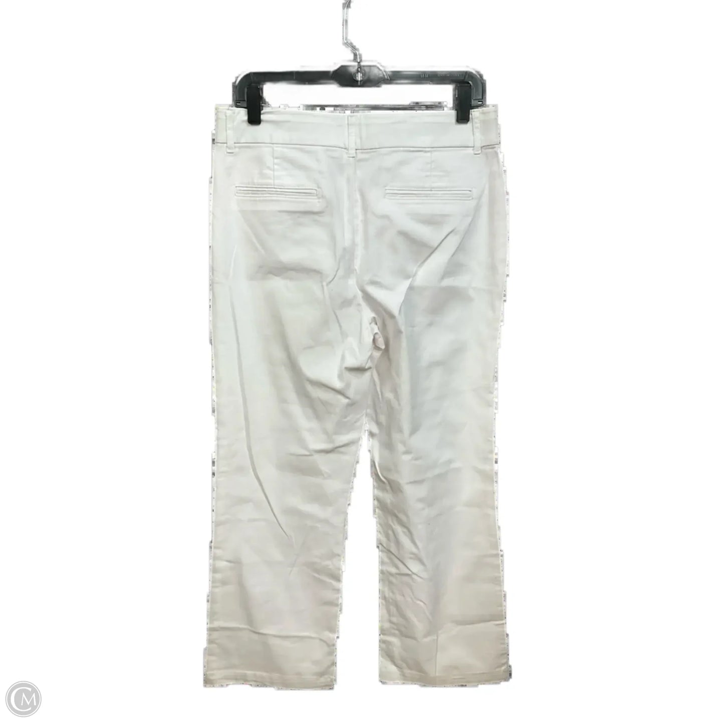 Jeans Straight By Jm Collections In White, Size: 8p