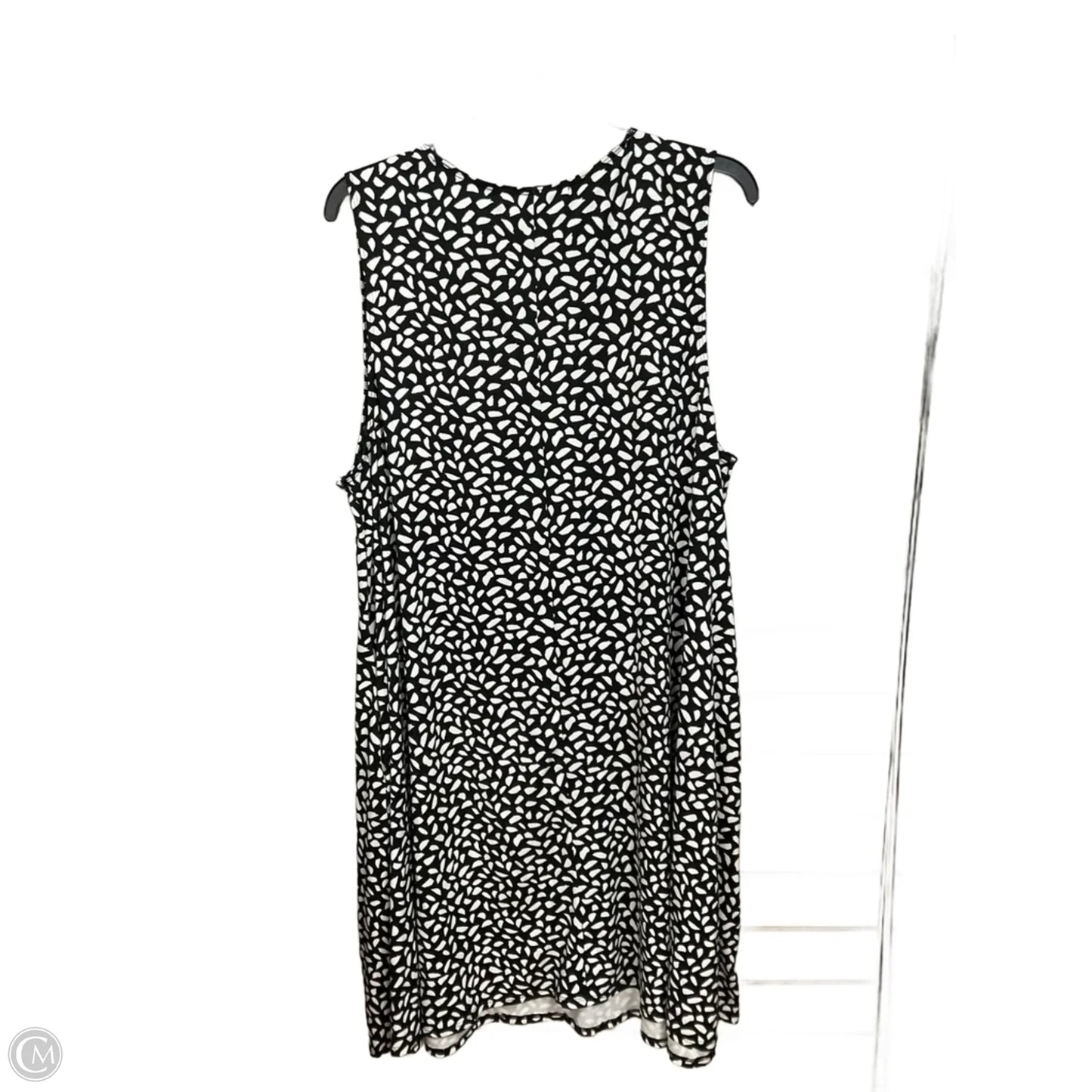 Dress Casual Midi By Socialite In Black & White, Size: 2x