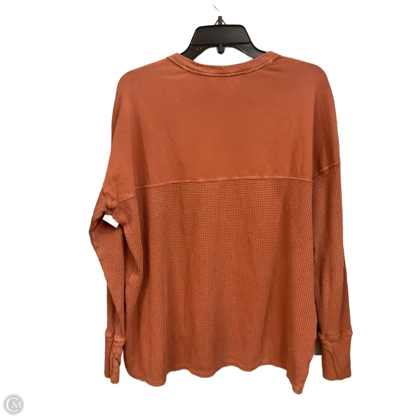 Top Long Sleeve By Offline By Aerie In Orange, Size: L