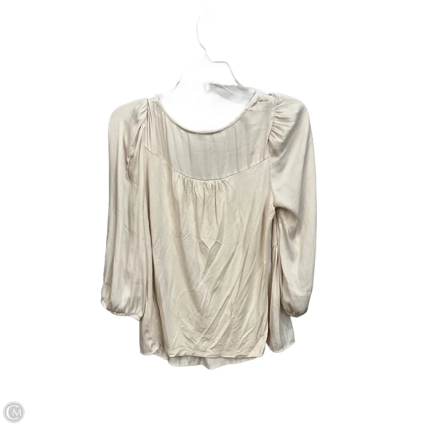 Top Long Sleeve By Loft In Cream, Size: S