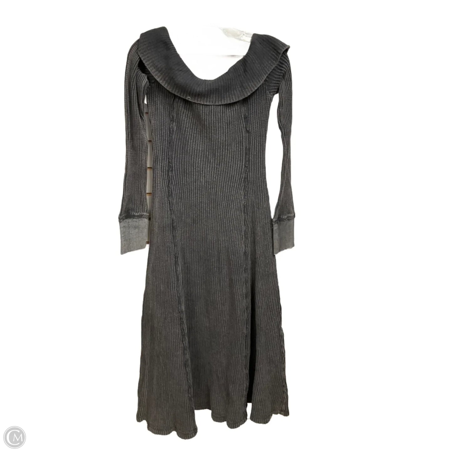 Dress Casual Midi By Free People In Grey, Size: M