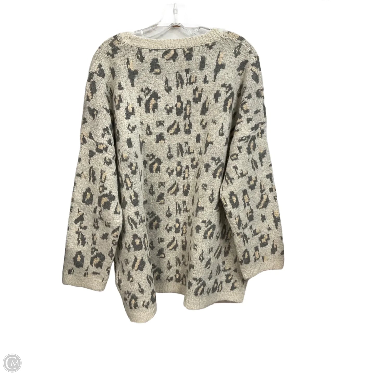 Sweater By Easel In Animal Print, Size: L