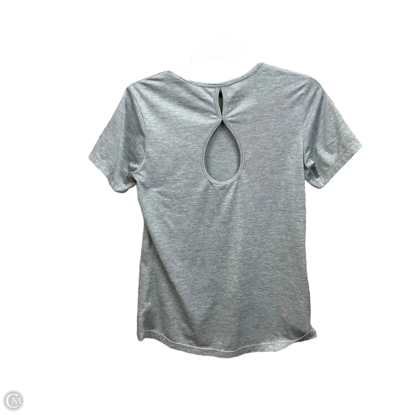 Athletic Top Short Sleeve By Clothes Mentor In Grey, Size: S