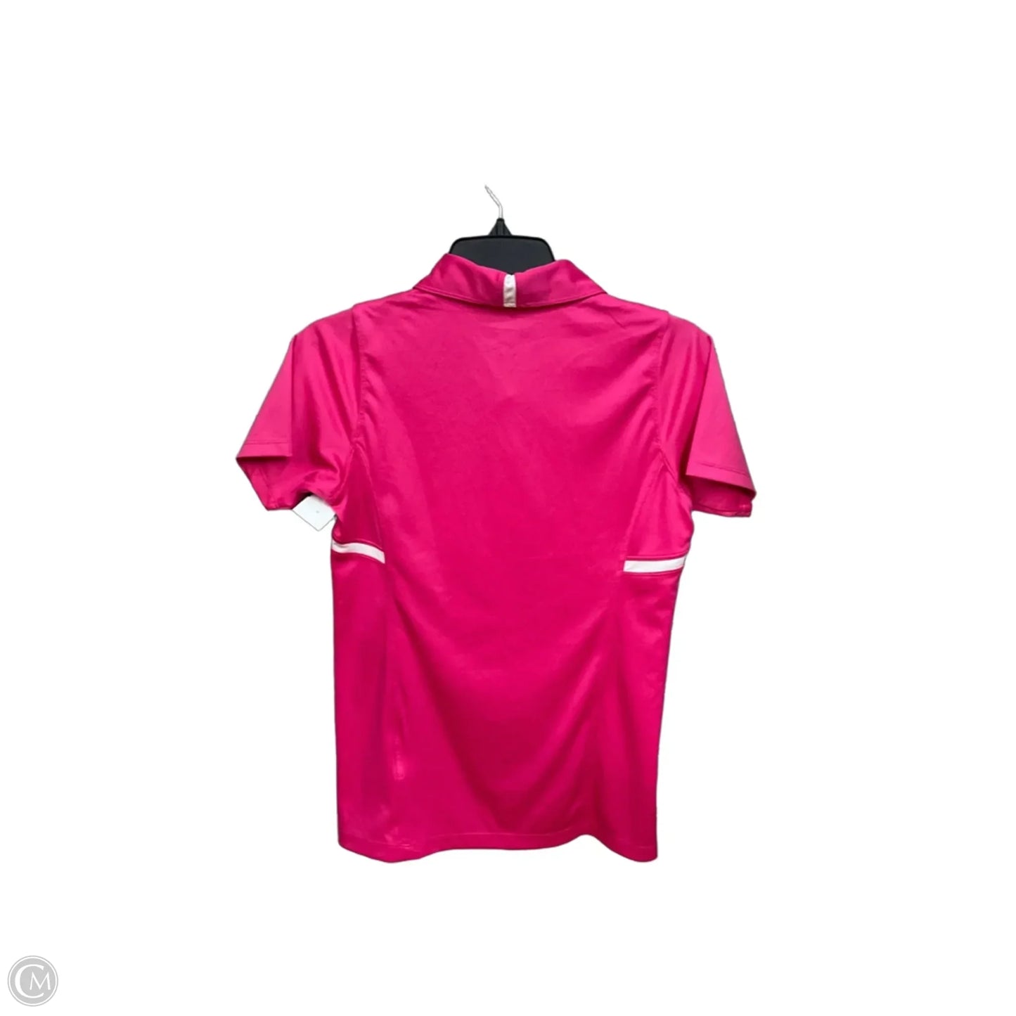 Athletic Top Short Sleeve By Nike Apparel In Pink, Size: M