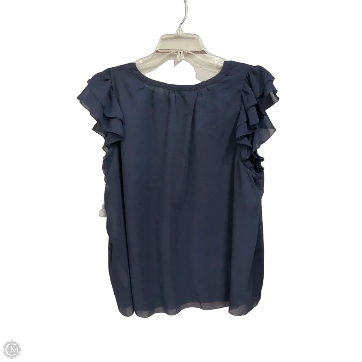 Top Sleeveless By Dex In Blue, Size: 2x