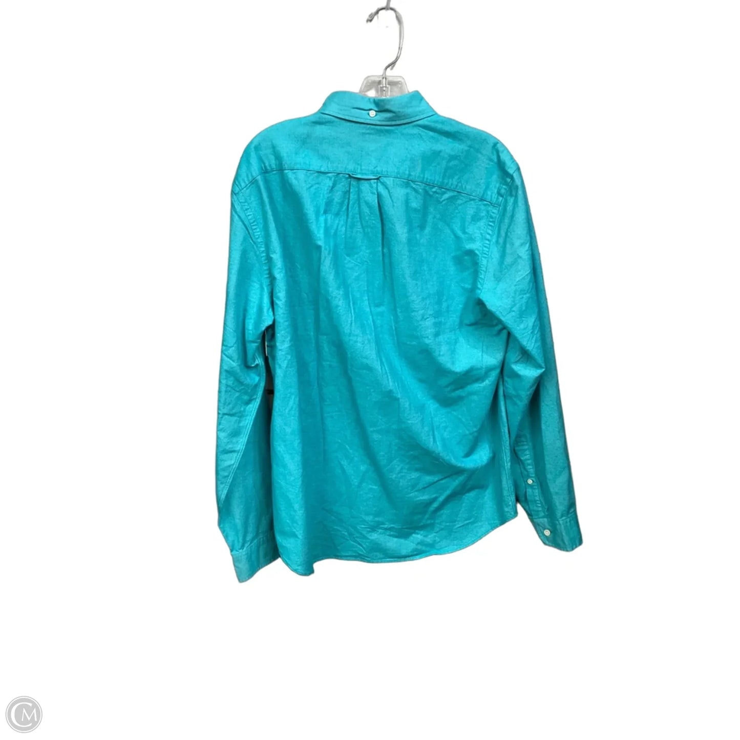 Blouse Long Sleeve By J. Crew In Teal, Size: M
