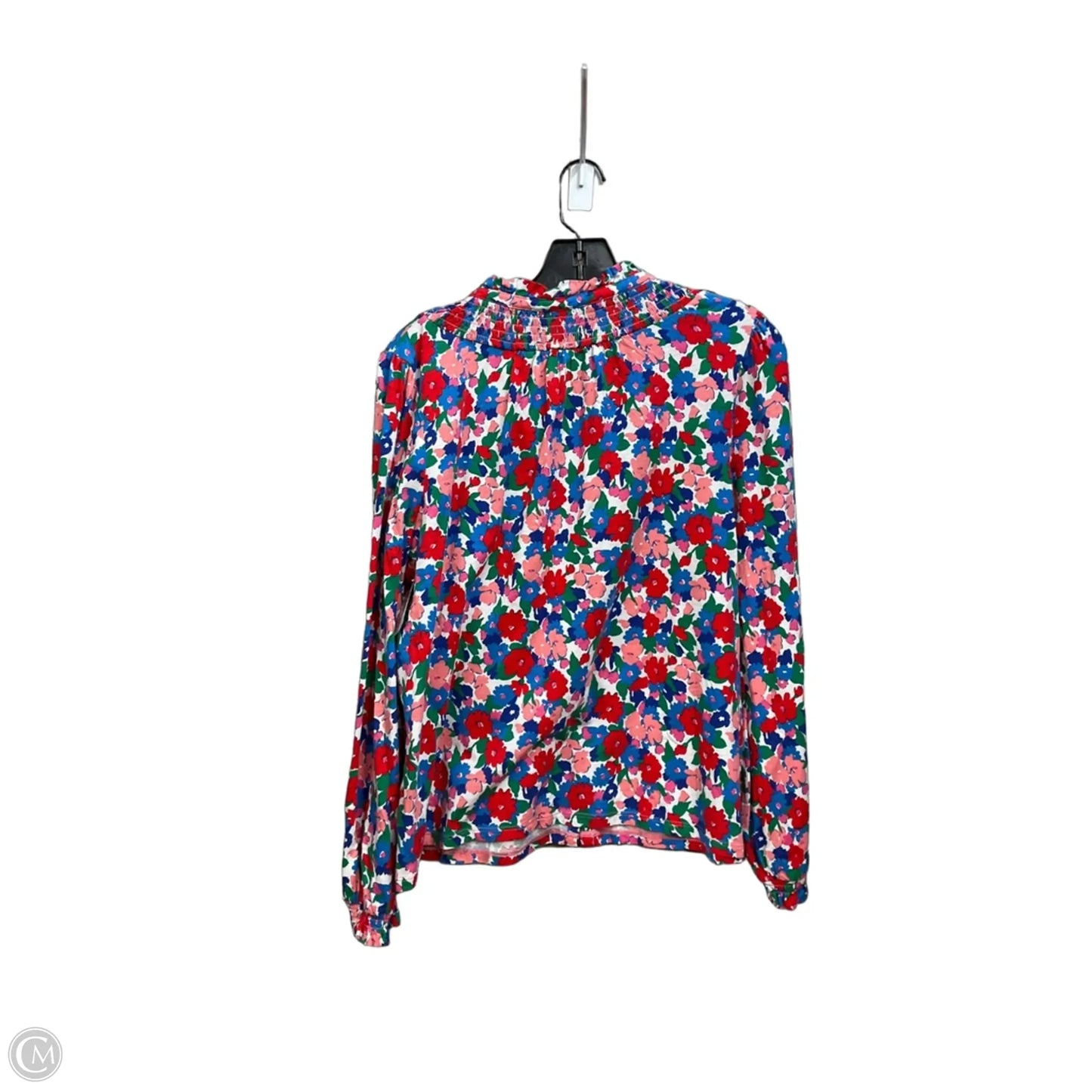 Top Long Sleeve By Boden In Floral Print, Size: L
