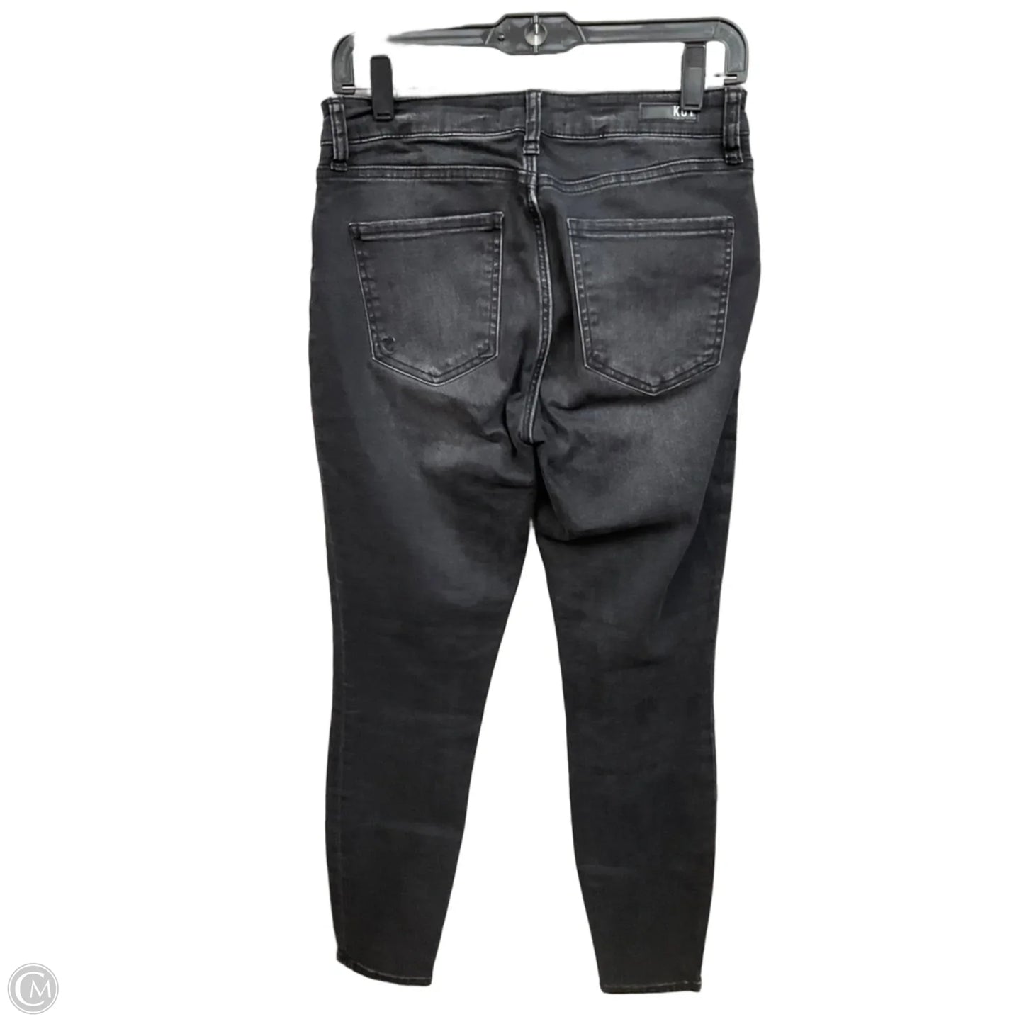 Jeans Skinny By Kut In Black Denim, Size: 6